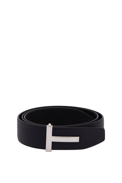 Tom Ford reversible grain leather t belt