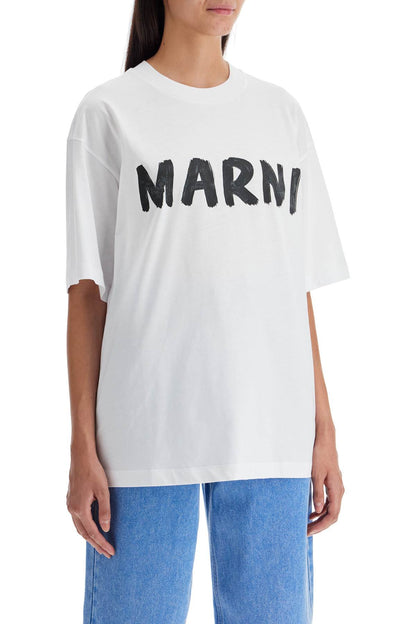 Marni oversized logo t