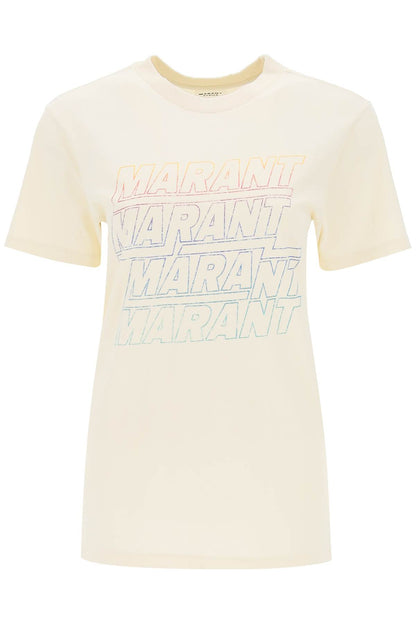 Isabel Marant Etoile zoeline t-shirt with logo print