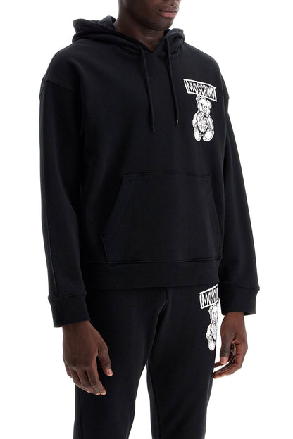 Moschino hooded sweatshirt with drawn