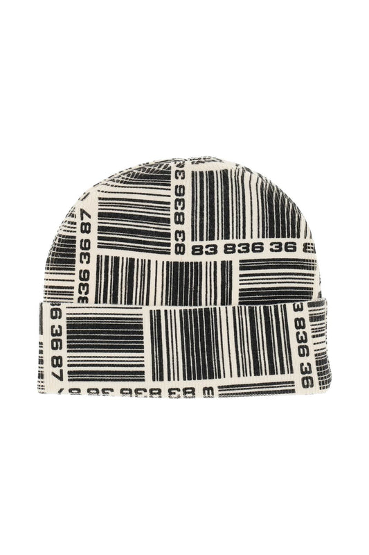 VTMNTS barcode monogram beanie hat