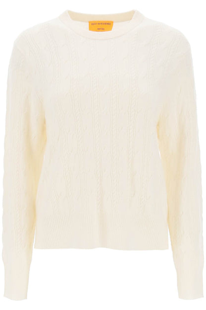 Guest In Residence twin cable cashmere sweater