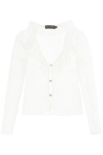 Siedres chloe stretch lace shirt