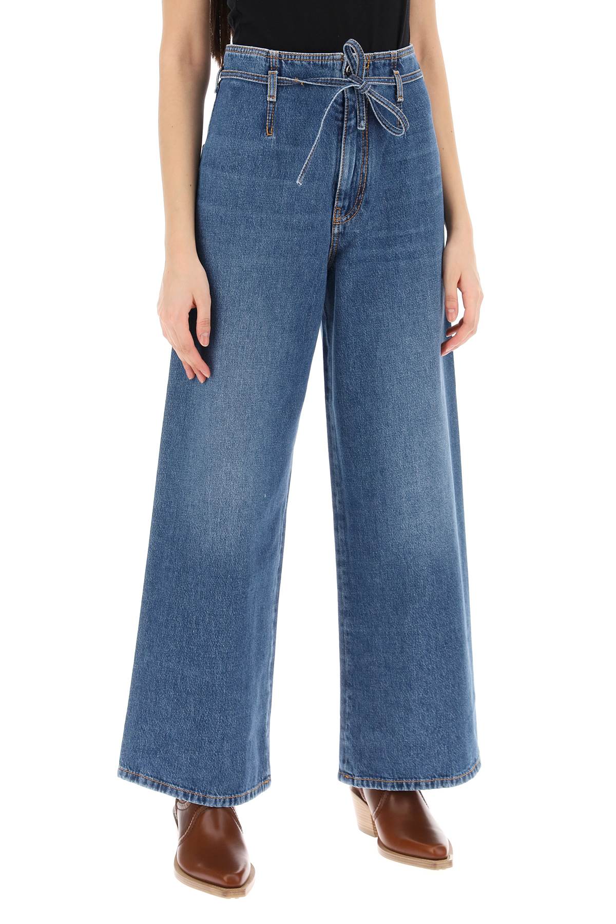 Etro wide leg jeans