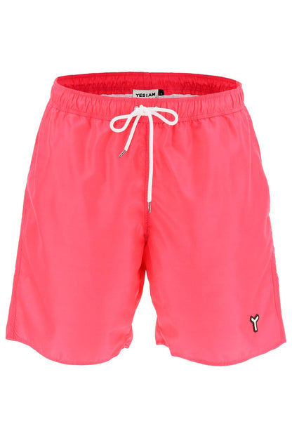 Yesiam drawstring swim trunks