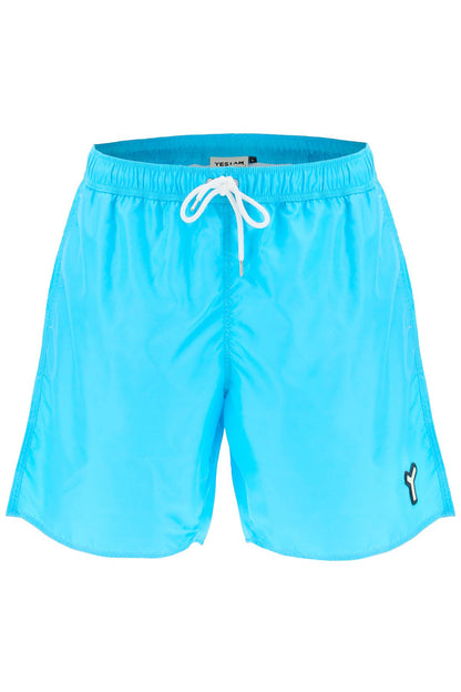 Yesiam drawstring swim trunks