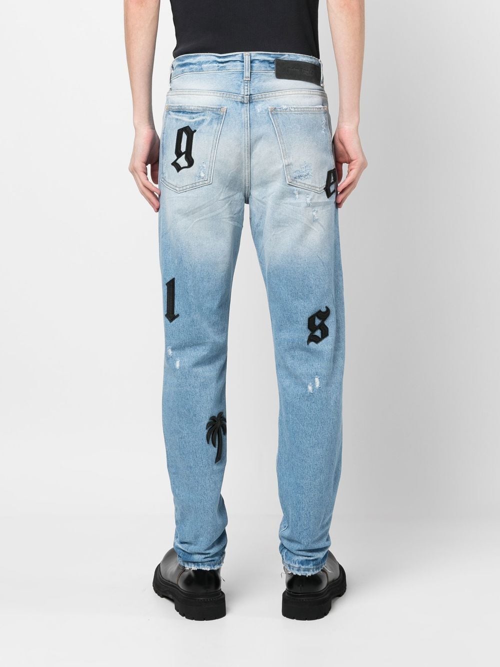 Palm Angels Jeans Clear Blue