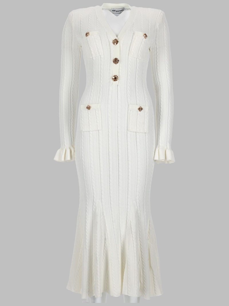 ABITO MIDI IN MAGLIA POINTELLE