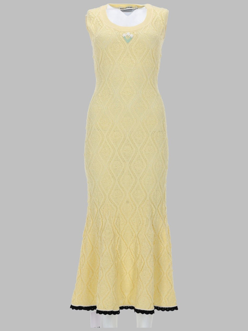 ABITO MIDI IN MAGLIA TRAFORATA