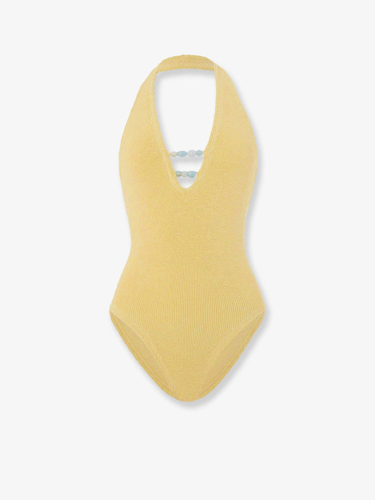 Adriana Crinkle fabric one-piece swimsuit