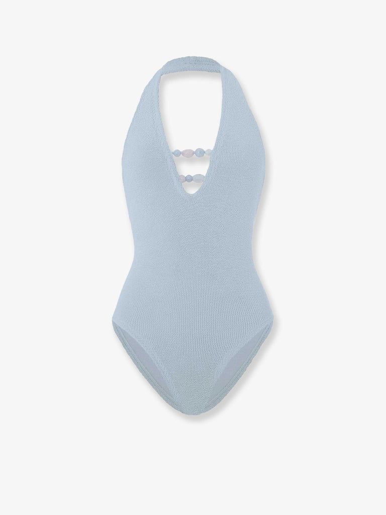Adriana Crinkle fabric one-piece swimsuit