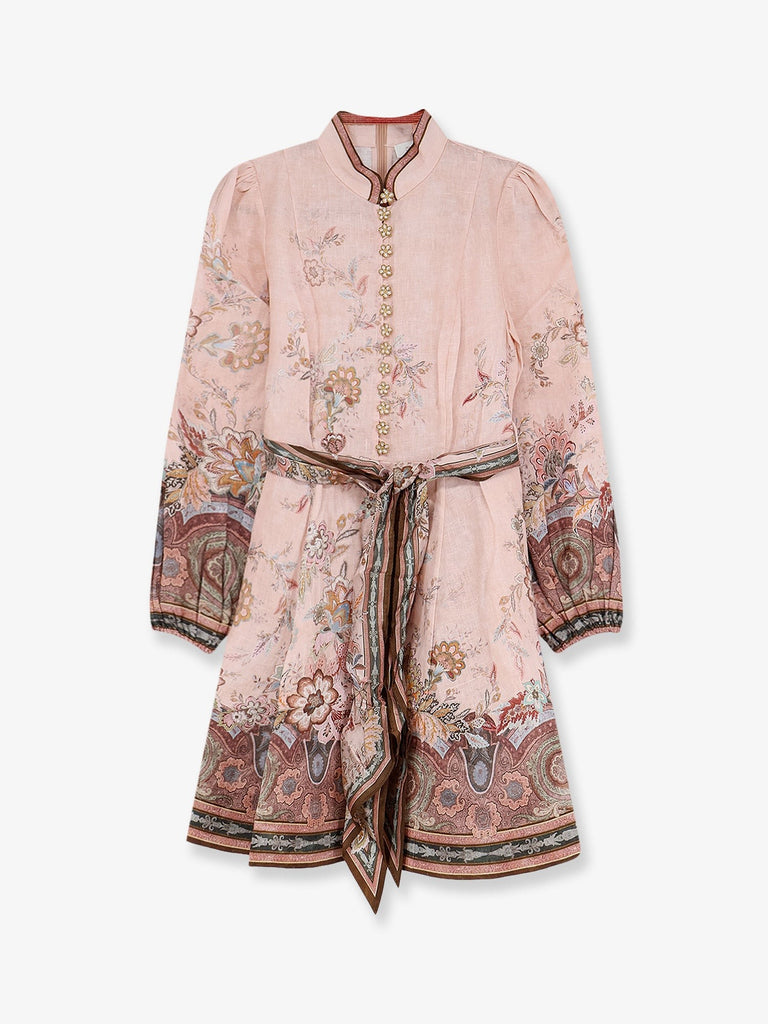 Alchemy linen dress with floral print