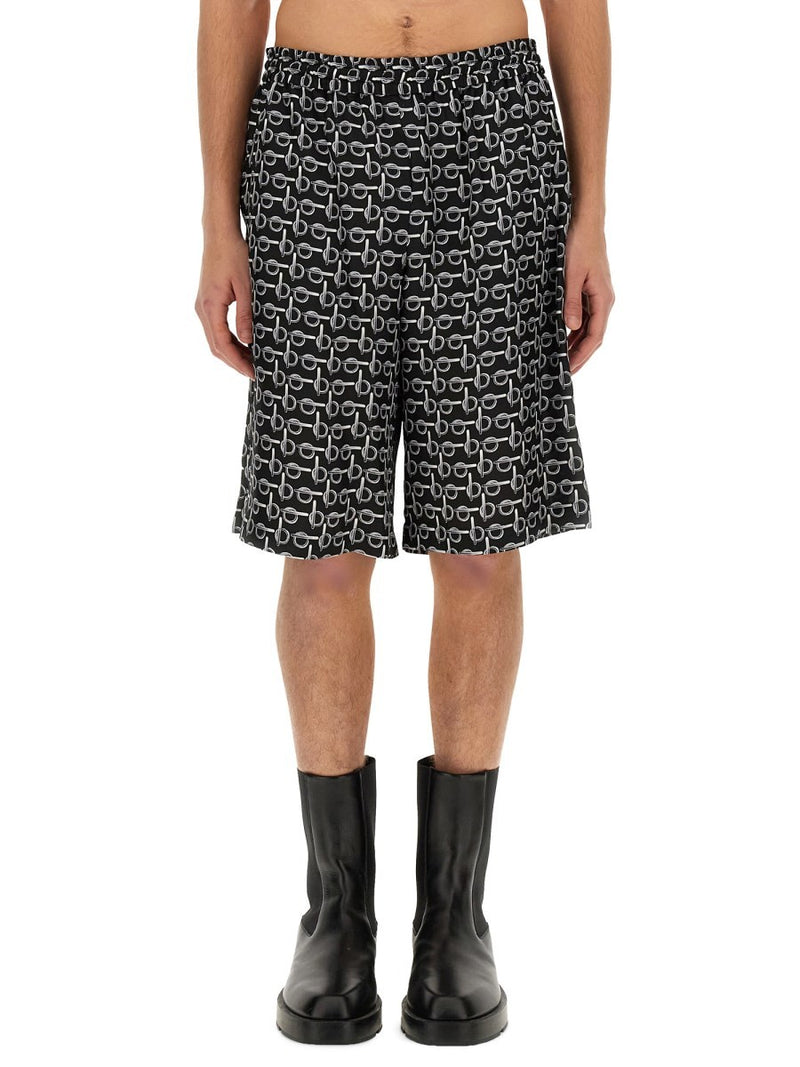 ALL OVER PRINT BERMUDA SHORTS