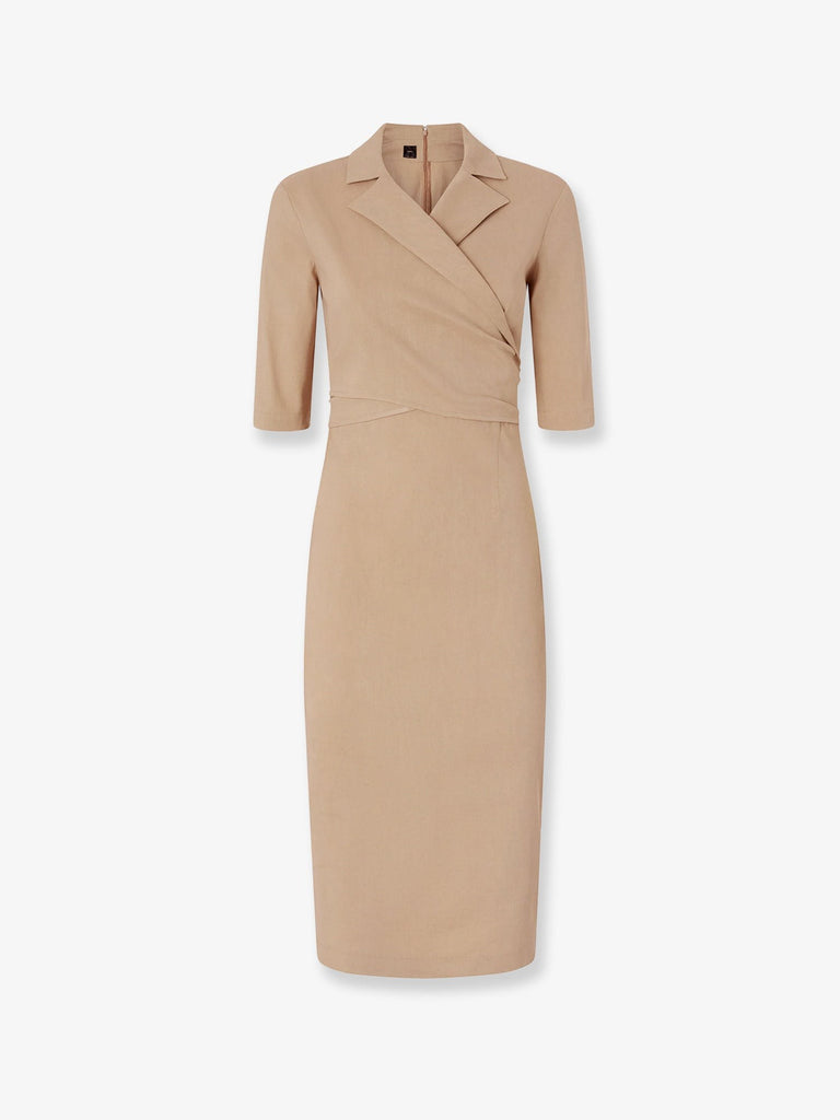 Allyson stretch linen and viscose dress