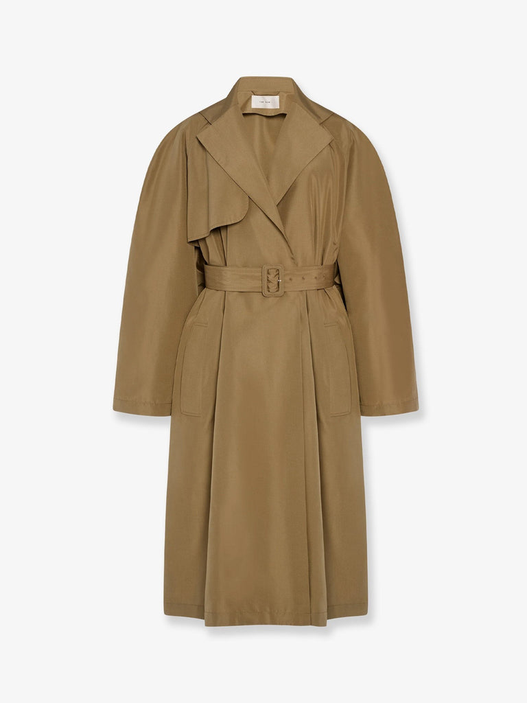 Amapola ultrafine silk trench coat