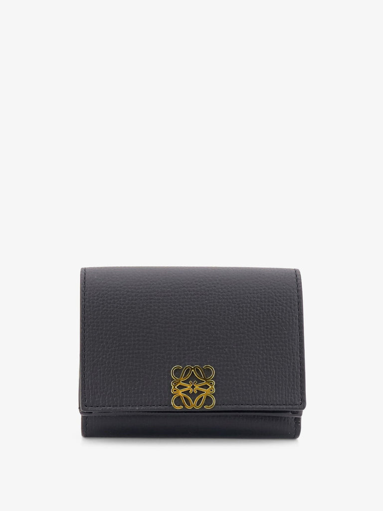 Anagram Tri-Fold Leather Wallet