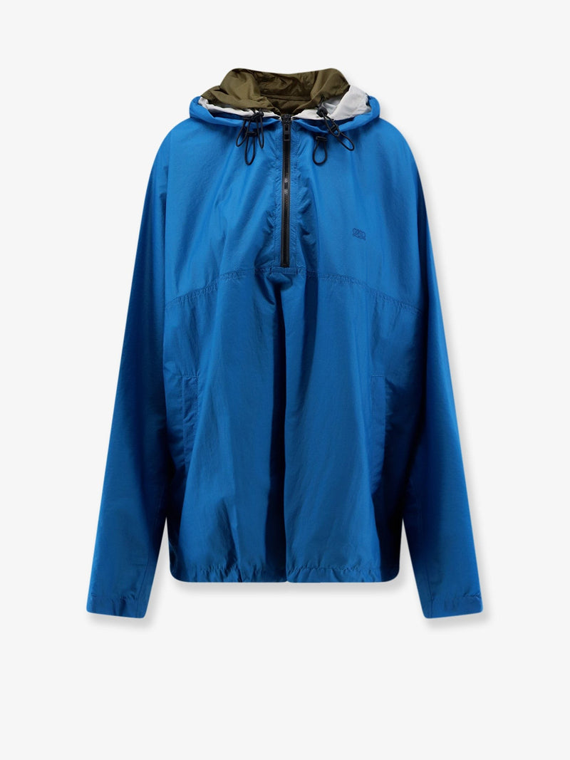 Anorak technical fabric windbreaker with embroidered Anagram logo