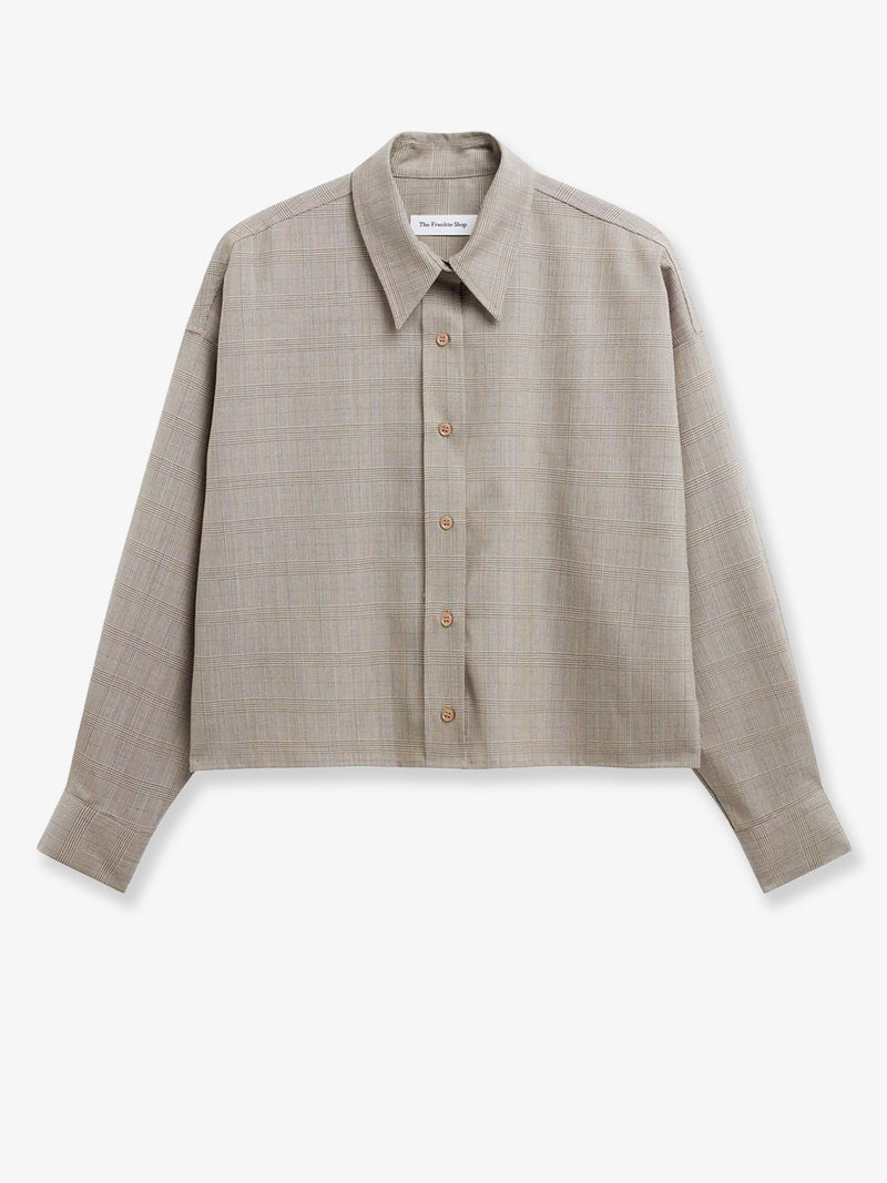 Arlen shirt in virgin wool blend