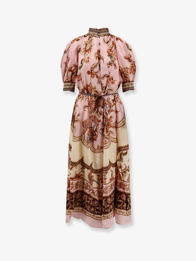 Aster Billow silk long dress