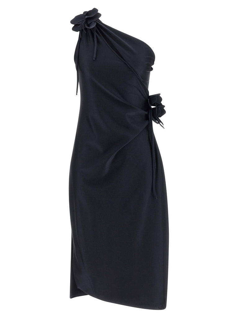 'Asymmetric Mini Flower' dress