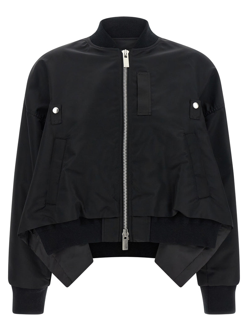 Asymmetrical blouson bottom