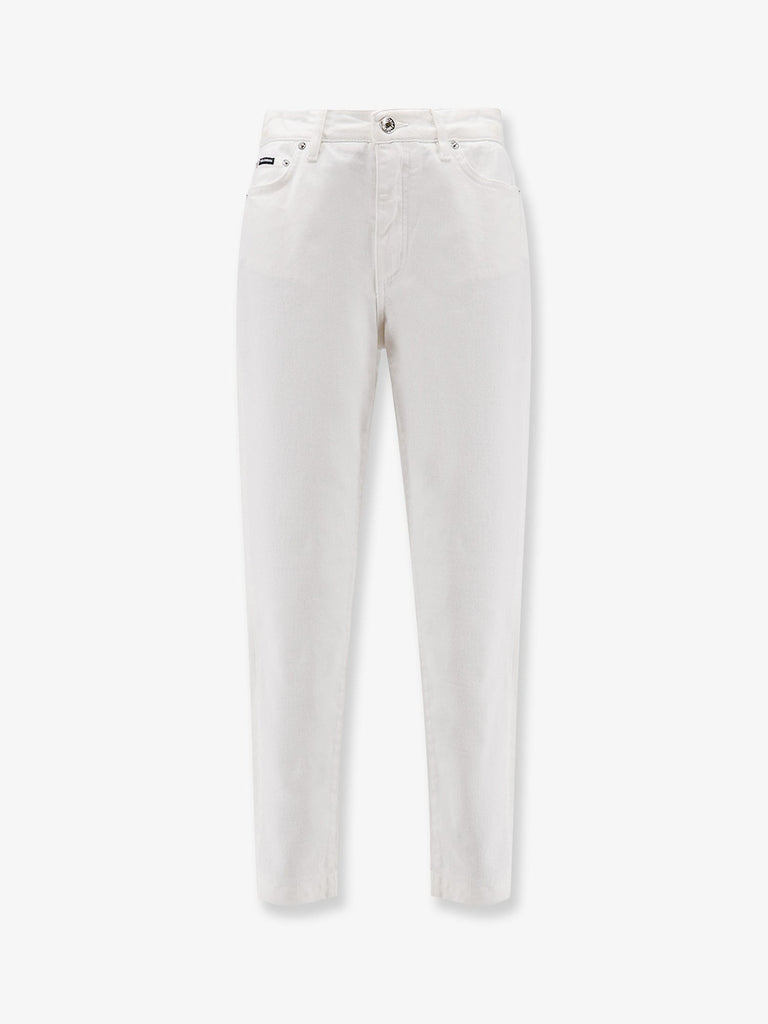 Audrey white denim trousers