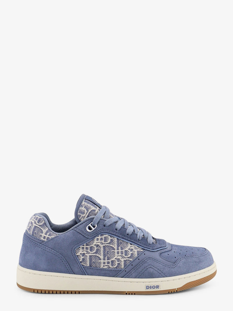 B27 Uptown Dior Oblique jacquard fabric and suede sneakers