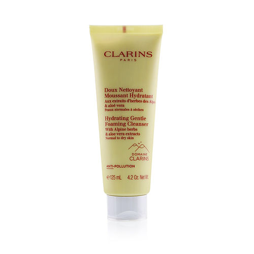 Clarins - Hydrating Gentle Foaming Cleanser with Alpine Herbs & Aloe Vera Extracts - Normal to Dry Skin  --125ml/4.2oz