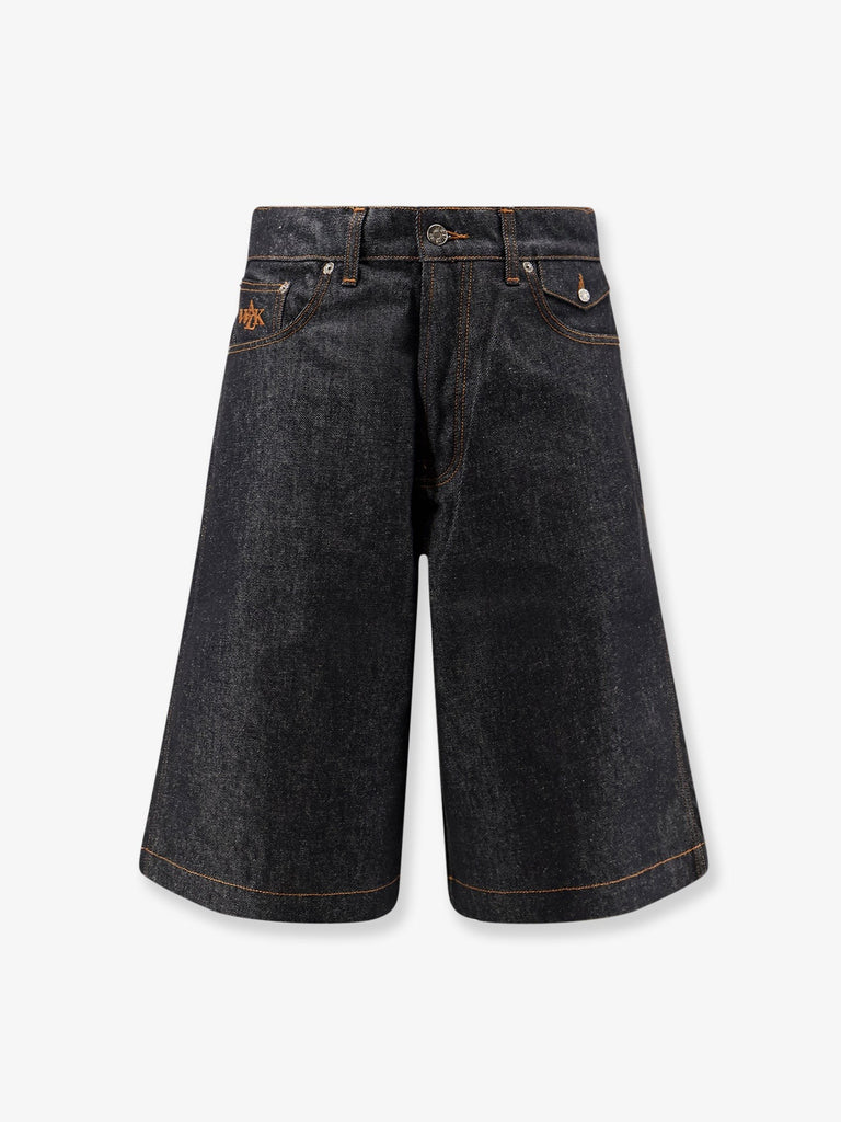 Baggy Raw Denim Shorts