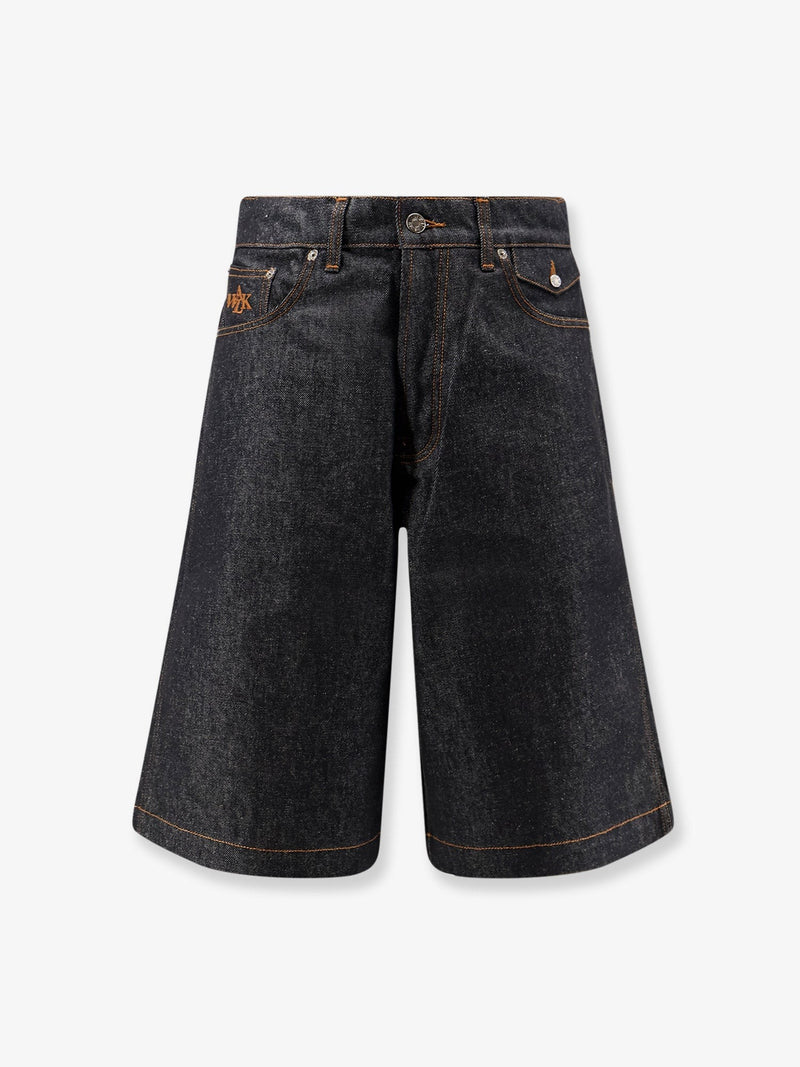 Baggy Raw Denim Shorts