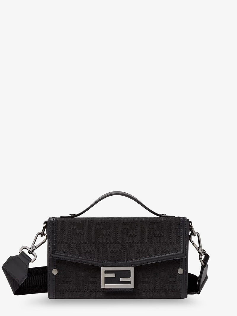 Baguette Soft Trunk FF fabric crossbody bag