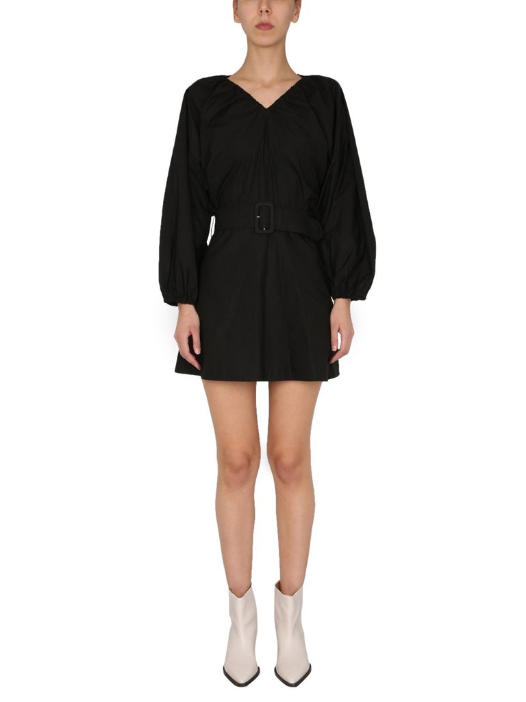 BALLOON SLEEVES DRESS