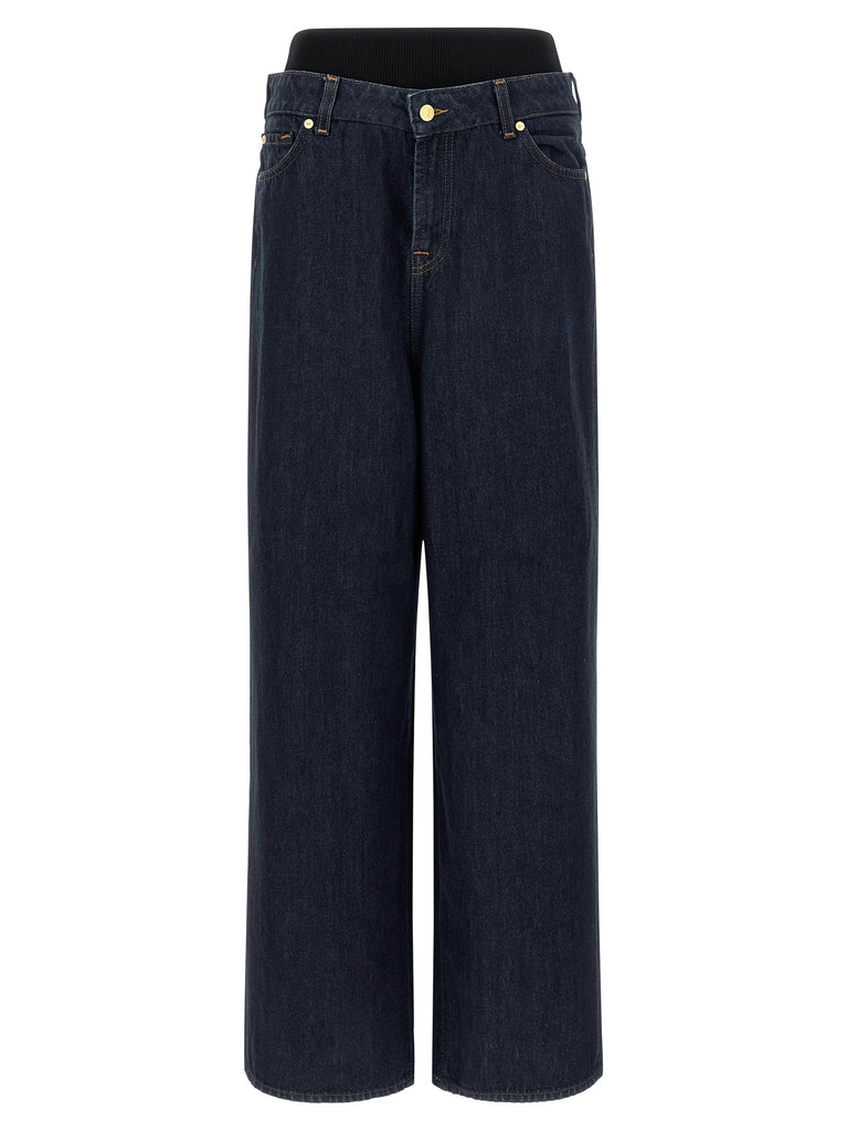 'Banded Slouchy Wide' jeans