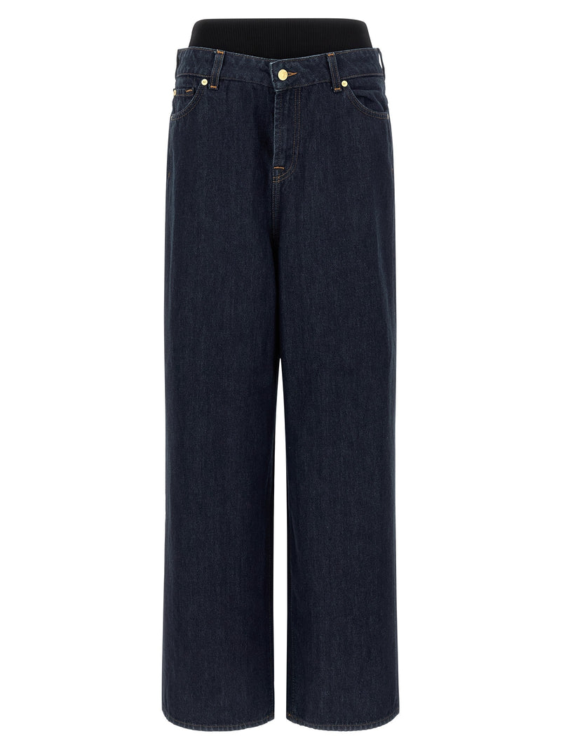 'Banded Slouchy Wide' jeans