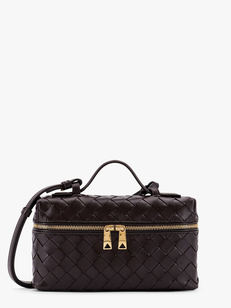 Bang Bang leather shoulder bag with Intrecciato pattern
