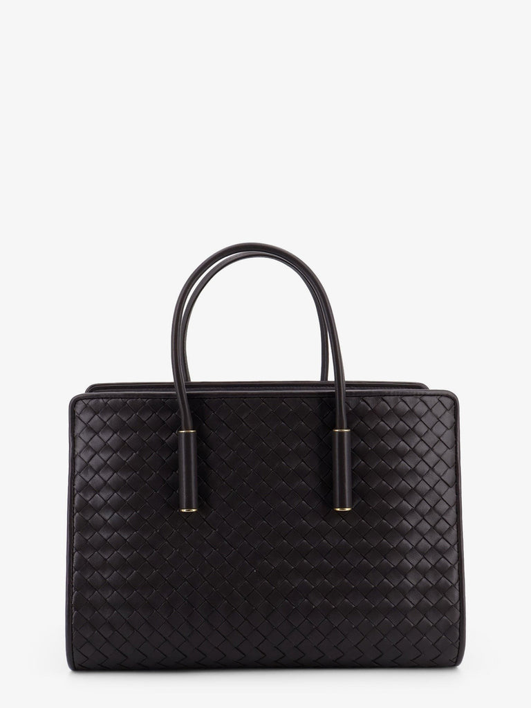 Barbara leather handbag with Intrecciato motif