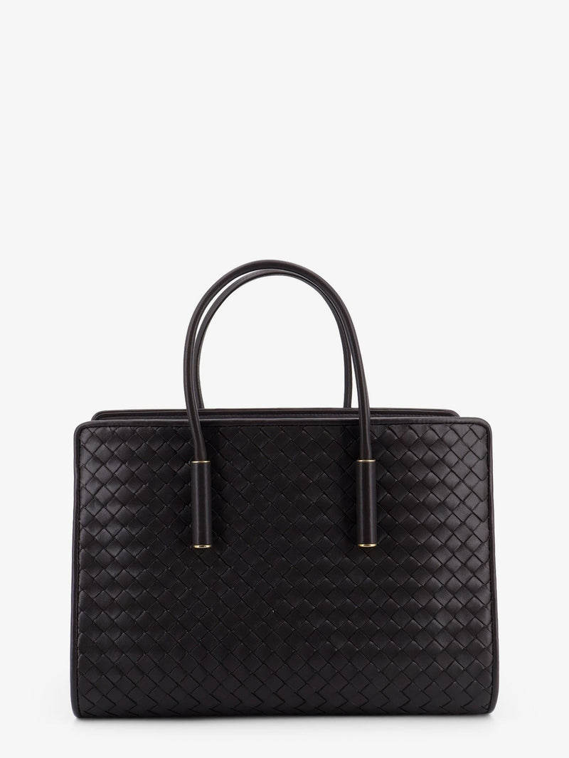 Barbara leather handbag with Intrecciato motif