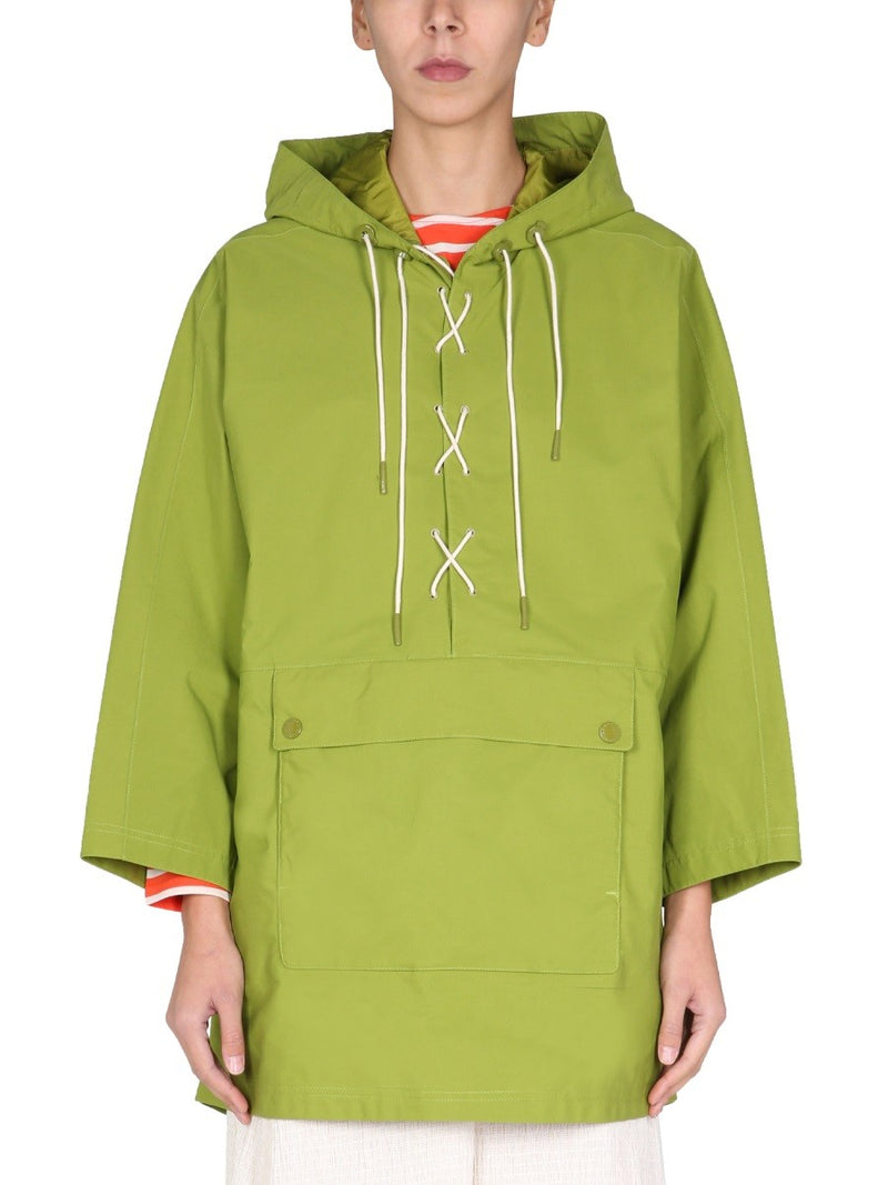 BARBOUR BY ALEXACHUNG "TONAL PIP" PARKA