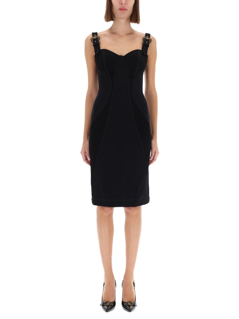 "BAROQUE" BUCKLED DRESS