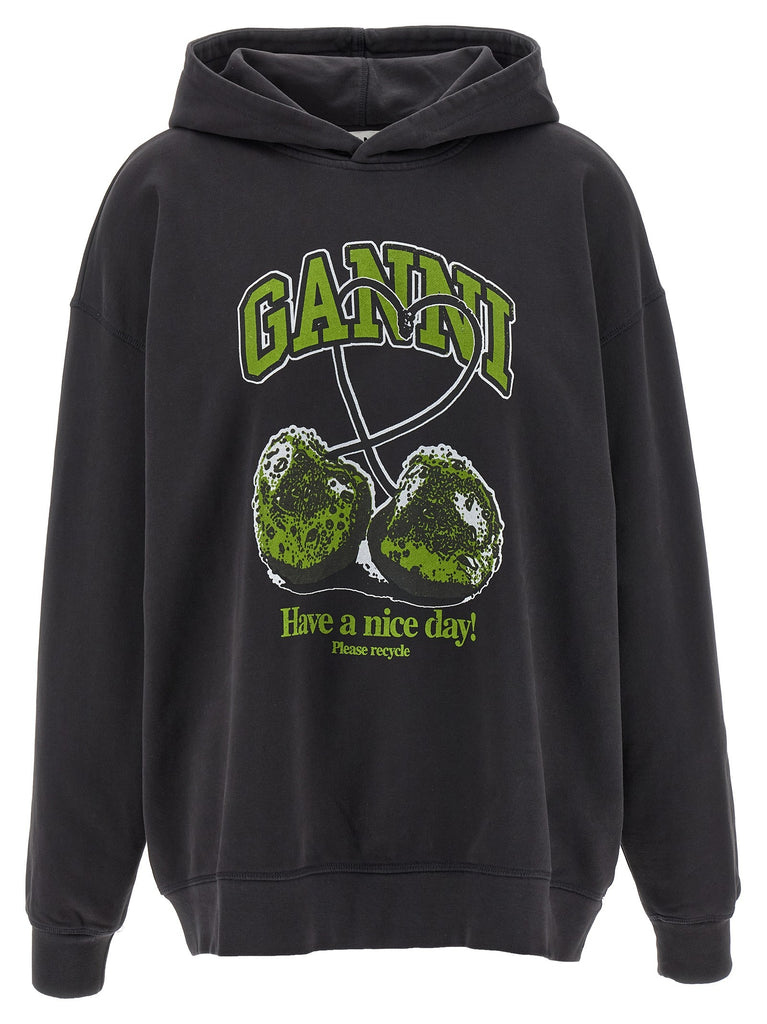 'Basic Jersey Cherry' hoodie
