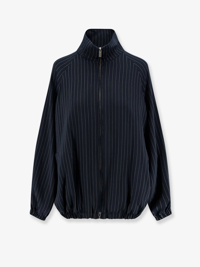 Baxter pinstripe recycled material jacket