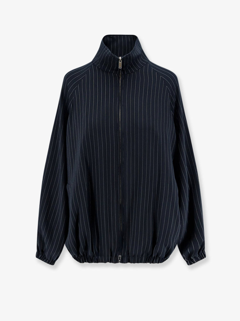 Baxter pinstripe recycled material jacket