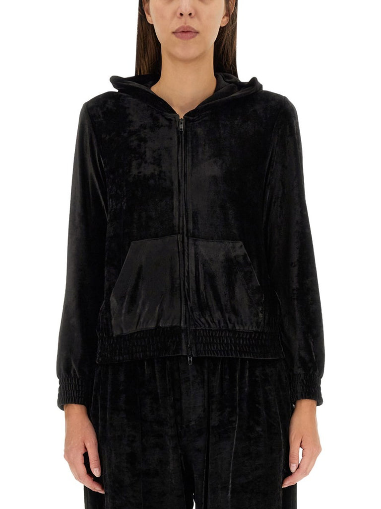 BB PARIS ZIPPERED SWEATSHIRT