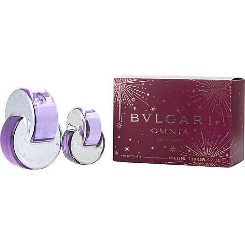 BVLGARI OMNIA AMETHYSTE - EDT SPRAY 2.2 OZ & EDT SPRAY 0.5 OZ