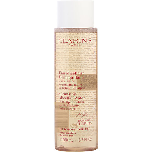 Clarins - Cleansing Micellar Water with Alpine Golden Gentian & Lemon Balm Extracts - Sensitive Skin  --200ml/6.7oz