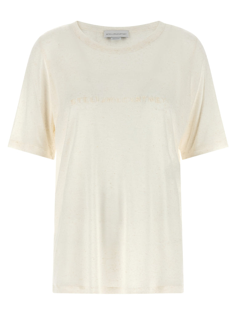Beads embroidery t-shirt