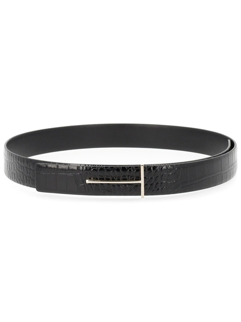 BELT WITH BUCKLE "T"