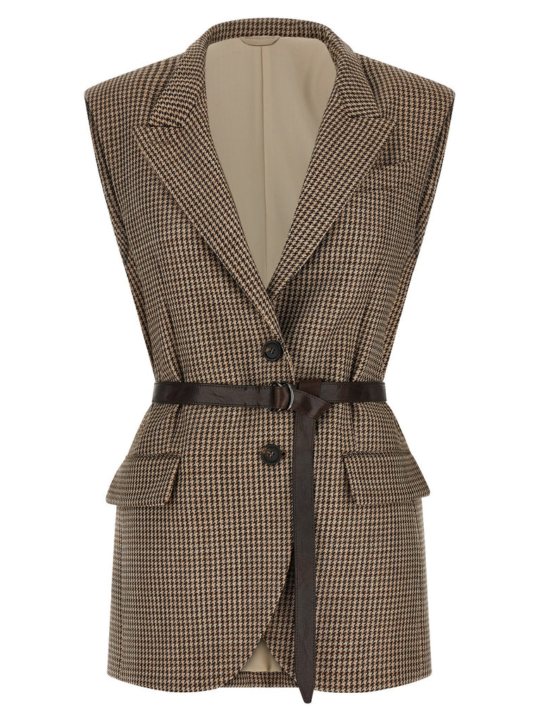 Belted vest