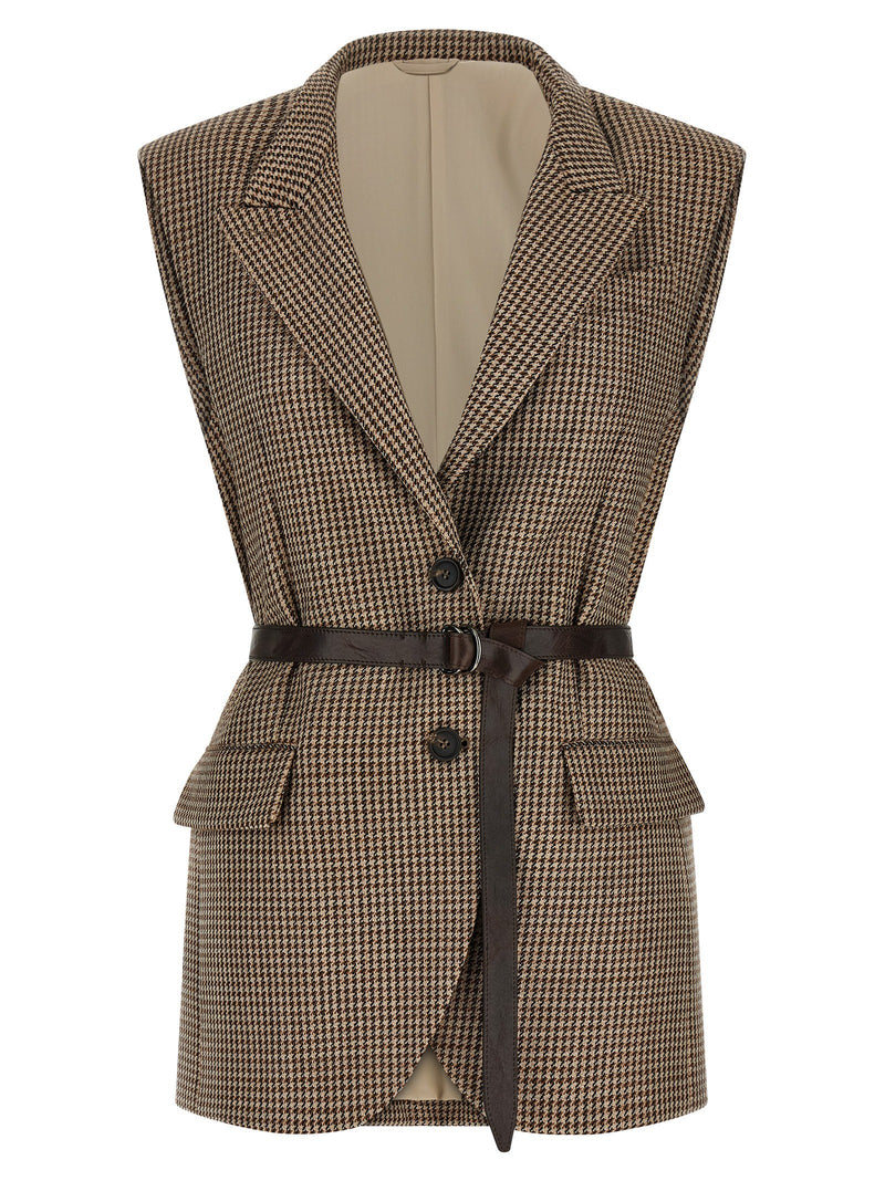 Belted vest