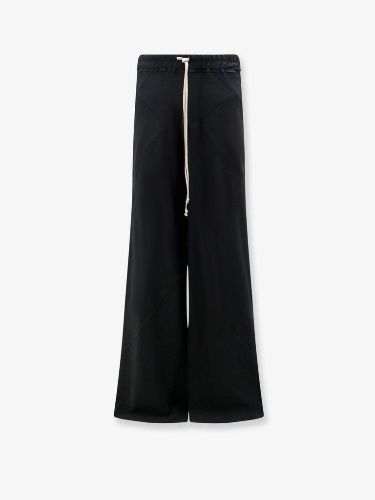 Bias viscose and silk trousers